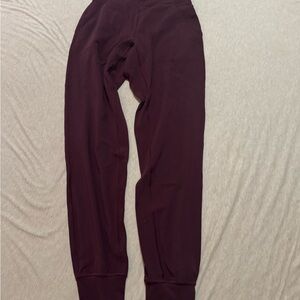 Burgundy Lulu Align Joggers
